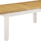 Windsor Large Extending Dining Table - Ivory/Oak