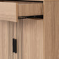 Tessa 2 Door 1 Drawer Sideboard - Natural Oak Effect