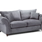 Windsor Fullback Sofa Grey 3 Seater