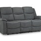Harald Electric Recliner Sofa Graphite 3 Seater