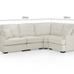 Funk Sofa Beige Universal Corner