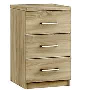 Modena - 3 DRAWER BEDSIDE