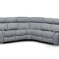 Linden Electric Recliner Sofa Grey Large Corner