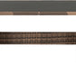 Aspen Corner Garden Furniture Set - Brown Rattan/Grey Fabric