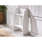 Acorn 90cm Single White Treehouse Midsleeper Bed with Storage