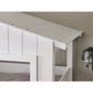 Acorn 90cm Single White Treehouse Midsleeper Bed with Storage