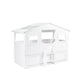 Acorn 90cm Single White Treehouse Midsleeper Bed with Storage