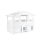Acorn 90cm Single White Treehouse Midsleeper Bed with Storage