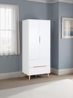 Alicia Combination Wardrobe - White