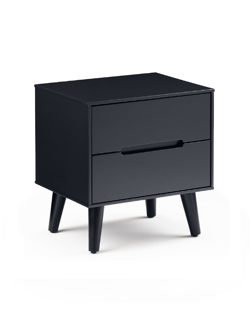 Alicia 2 Drawer Bedside - Anthracite