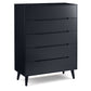Alicia 5 Drawer Chest - Anthracite