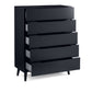 Alicia 5 Drawer Chest - Anthracite