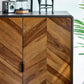 Alvin Black and Natural Wood‑Effect 2 Door Storage Cabinet