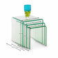 Amalfi Bent Glass Nest Of Tables