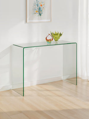 Amalfi Bent Glass Console Table