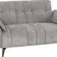 Amalfi 2 Seater Sofa - Grey Fabric