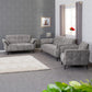 Amalfi 2 Seater Sofa - Grey Fabric