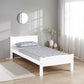Amber 3' Bed - White