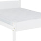 Amber 4'6" Bed - White