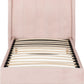 Amelia 3' Bed - PINK VELVET FABRIC