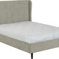 Amelia 4'6" Bed - Dark Grey Fabric