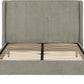 Amelia 4'6" Bed - Dark Grey Fabric