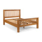 Amsterdam 135cm Double Light Oak High Footend Solid Oak Bed