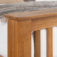 Amsterdam 135cm Double Light Oak High Footend Solid Oak Bed