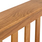 Amsterdam 135cm Double Light Oak High Footend Solid Oak Bed