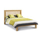 Amsterdam 135cm Double Light Oak Low Footend Solid Oak Bed