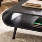 Apollo Black Ash 100cm Rectangular Coffee Table