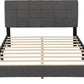 Arran 4'6" Bed - Grey Fabric