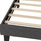 Arran 4'6" Bed - Grey Fabric