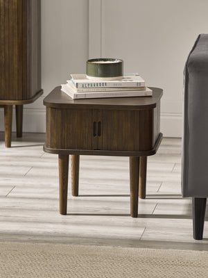 Arya Side Table - Dark Oak Effect