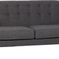 Ashley 3 Seater Sofa - DARK GREY