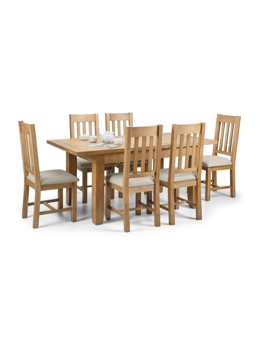 Astoria 6 Seater Extending Dining Table - Oak