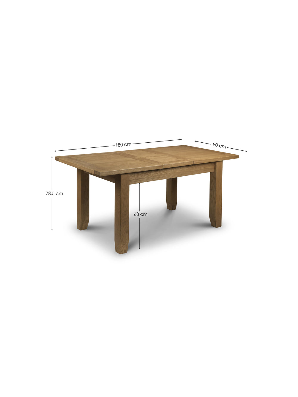 Astoria 6 Seater Extending Dining Table - Oak
