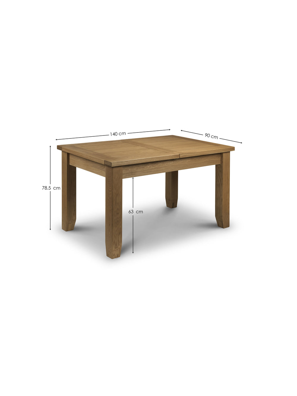 Astoria 6 Seater Extending Dining Table - Oak