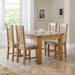 Astoria 6 Seater Extending Dining Table - Oak