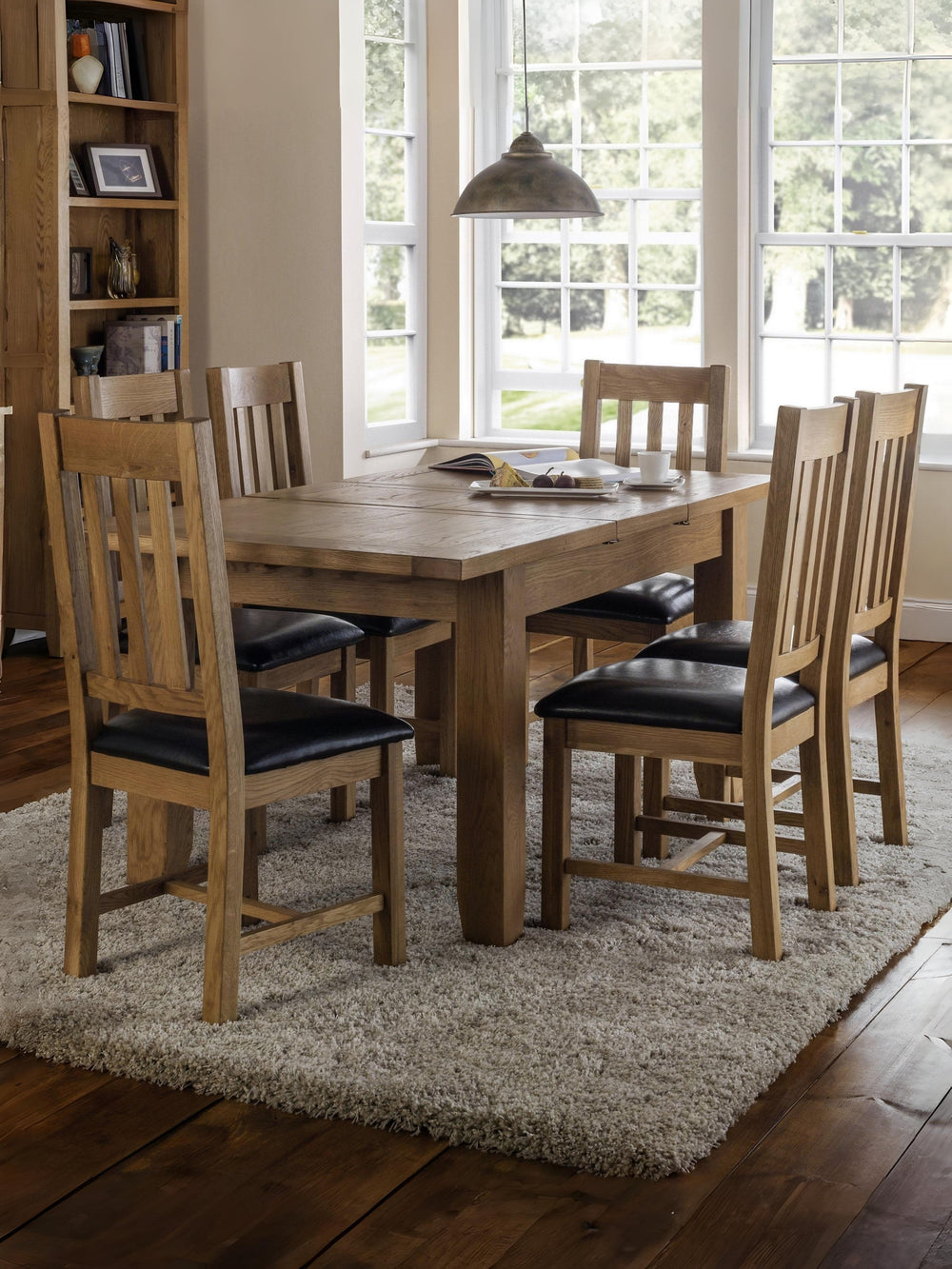 Astoria 6 Seater Extending Dining Table - Oak