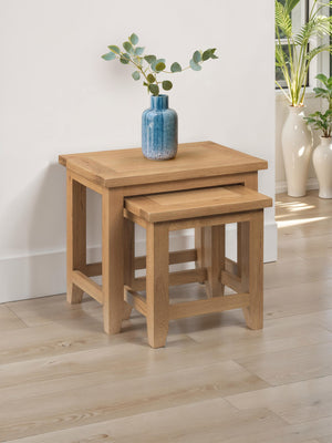 Astoria Nest of 2 Tables - Oak
