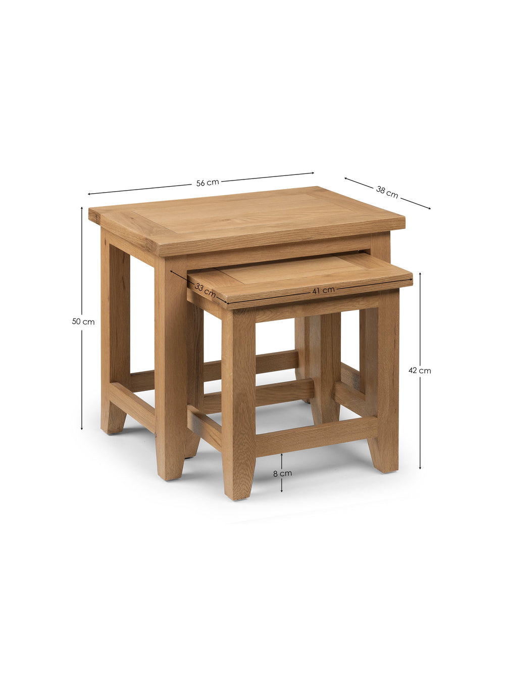 Astoria Nest of 2 Tables - Oak