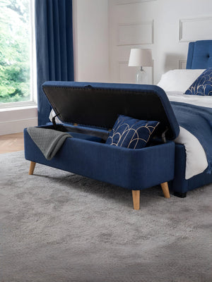 Astrid Blanket Box - Blue