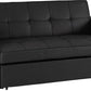 Astoria Sofa Bed - BLACK PU