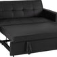 Astoria Sofa Bed - Black Faux Leather
