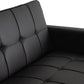 Astoria Sofa Bed - BLACK PU