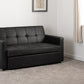 Astoria Sofa Bed - Black Faux Leather
