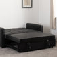 Astoria Sofa Bed - Black Faux Leather