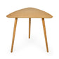 Athena Light Oak Triangular 3 Seater Dining Table