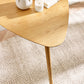 Athena Light Oak Triangular 3 Seater Dining Table